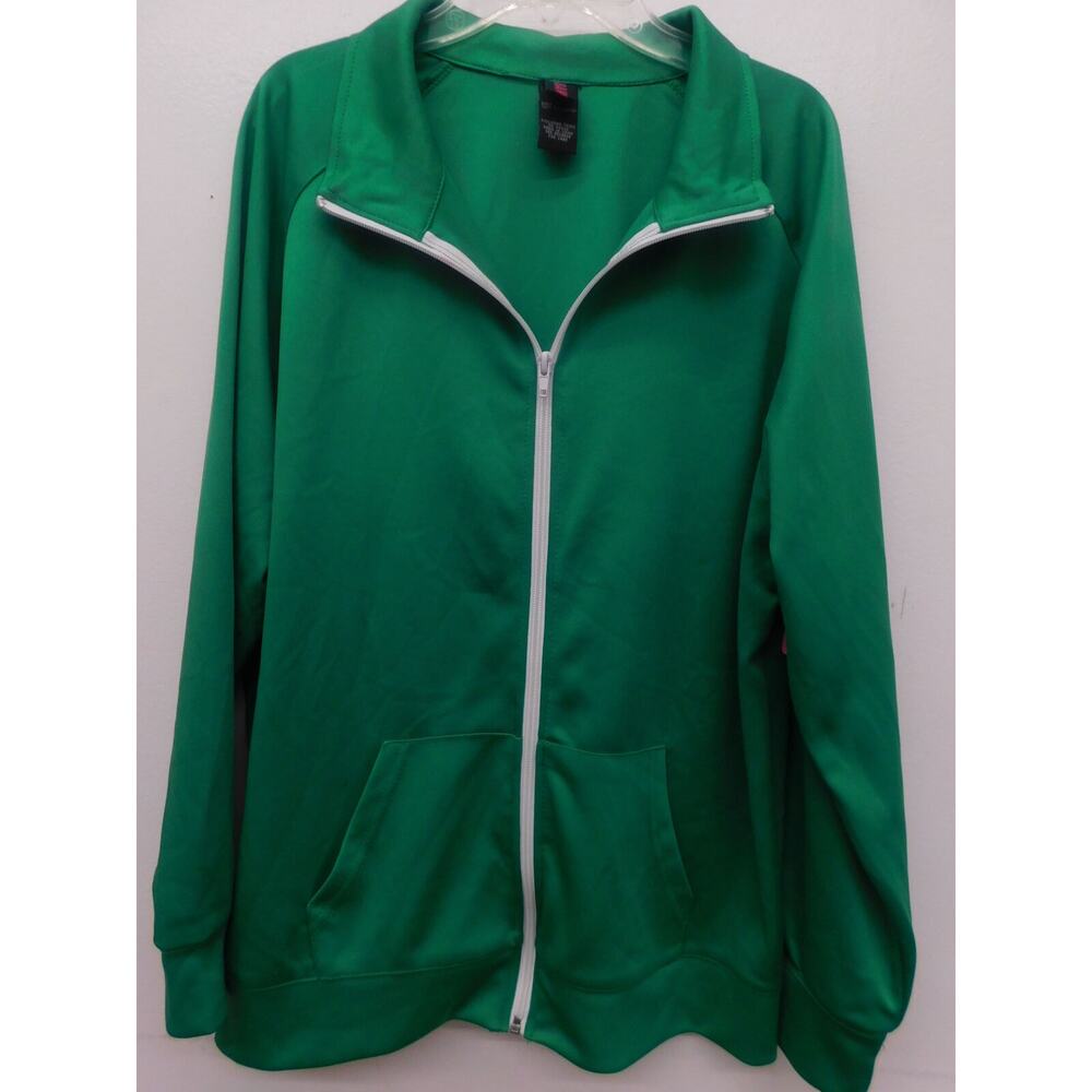 Dance Warm Up Jacket Urban Groove  AH3319 Medium Adult Green  Hip Hop Jazz